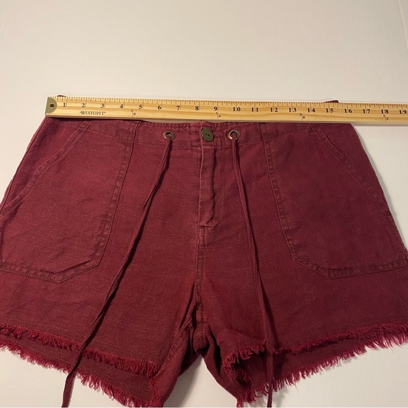 Sanctuary Playa Linen Frayed Hem Shorts - Picture 9 of 9